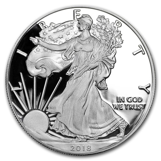 2018-S 1 oz Proof Silver American Eagle (w/Box & COA) 2018-S 1 oz Proof Silver American Eagle (w/Box & COA)